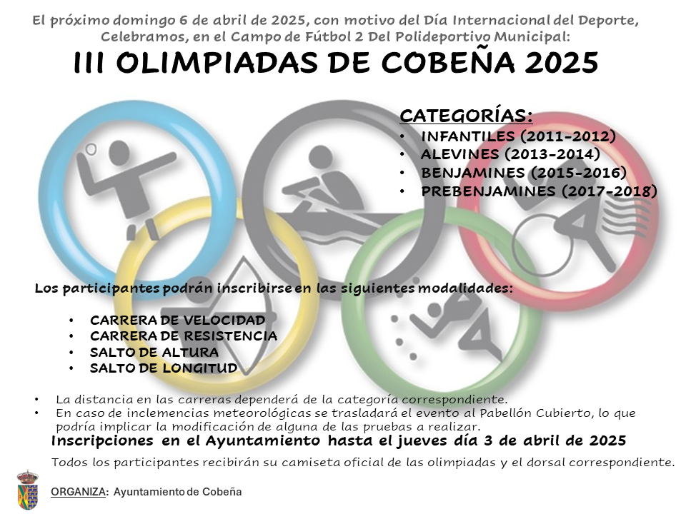 CARTEL III OLIMPIADAS