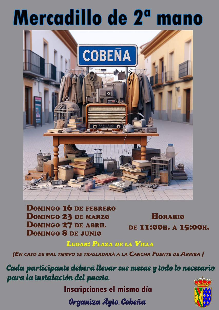 Mercadillos de 2ª Mano | Abril 2025