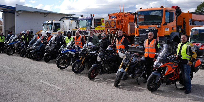 La Comunidad de Madrid implementa un nuevo Plan de Seguridad Vial para motoristas.