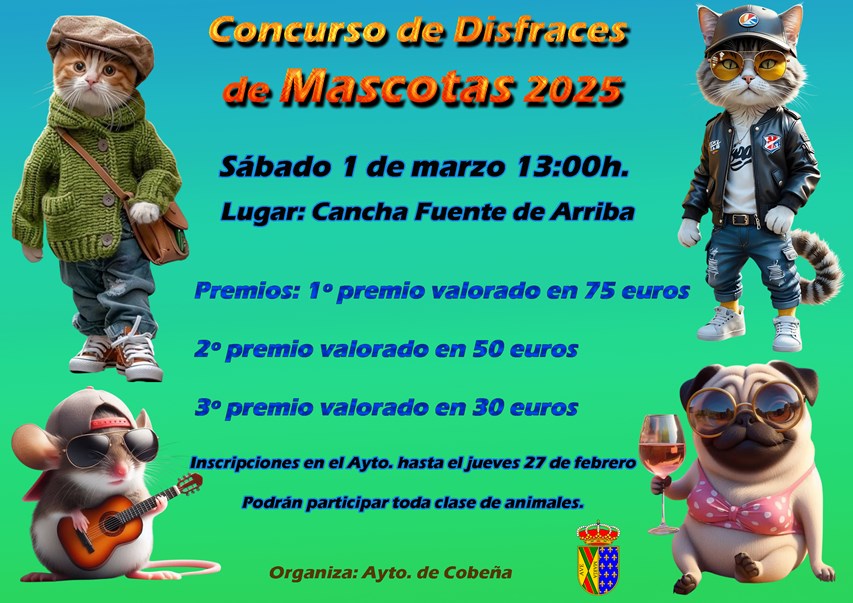 Concurso de disfraces de mascotas | Marzo 2025