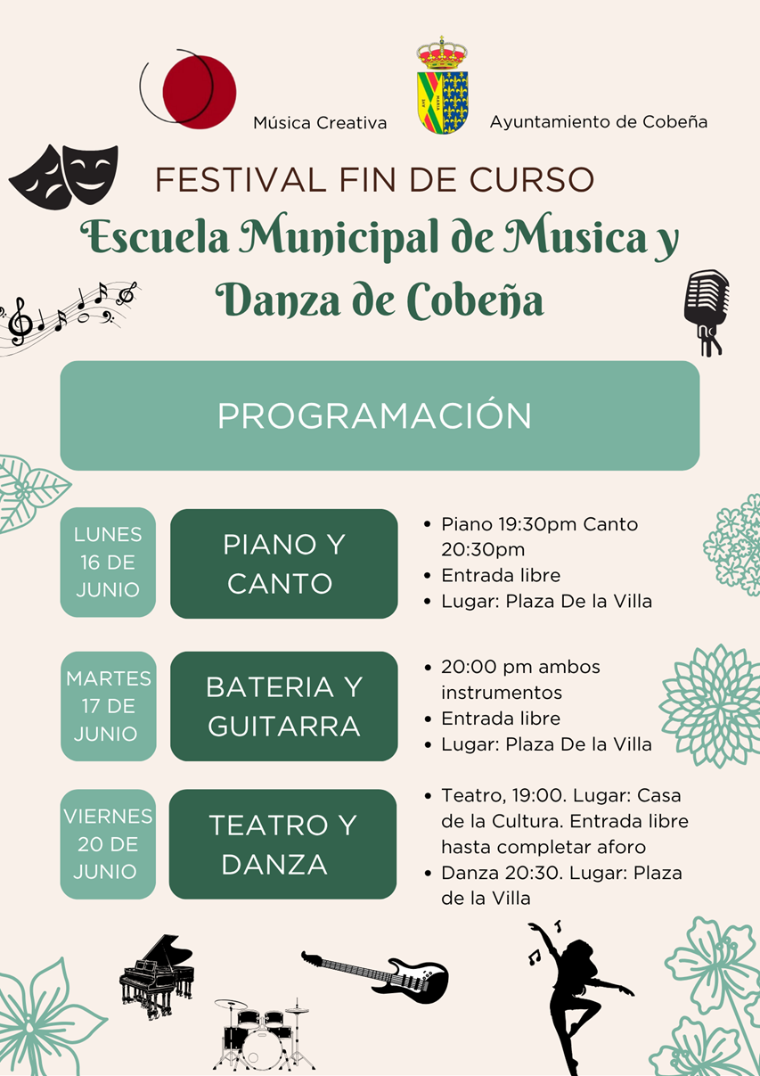 Festival fin de curso de la Escuela Municipal de Música y Danza | Junio 2025