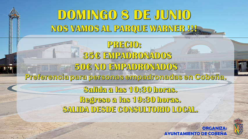 Salida al Parque Warner San Martín de la Vega | Junio 2025