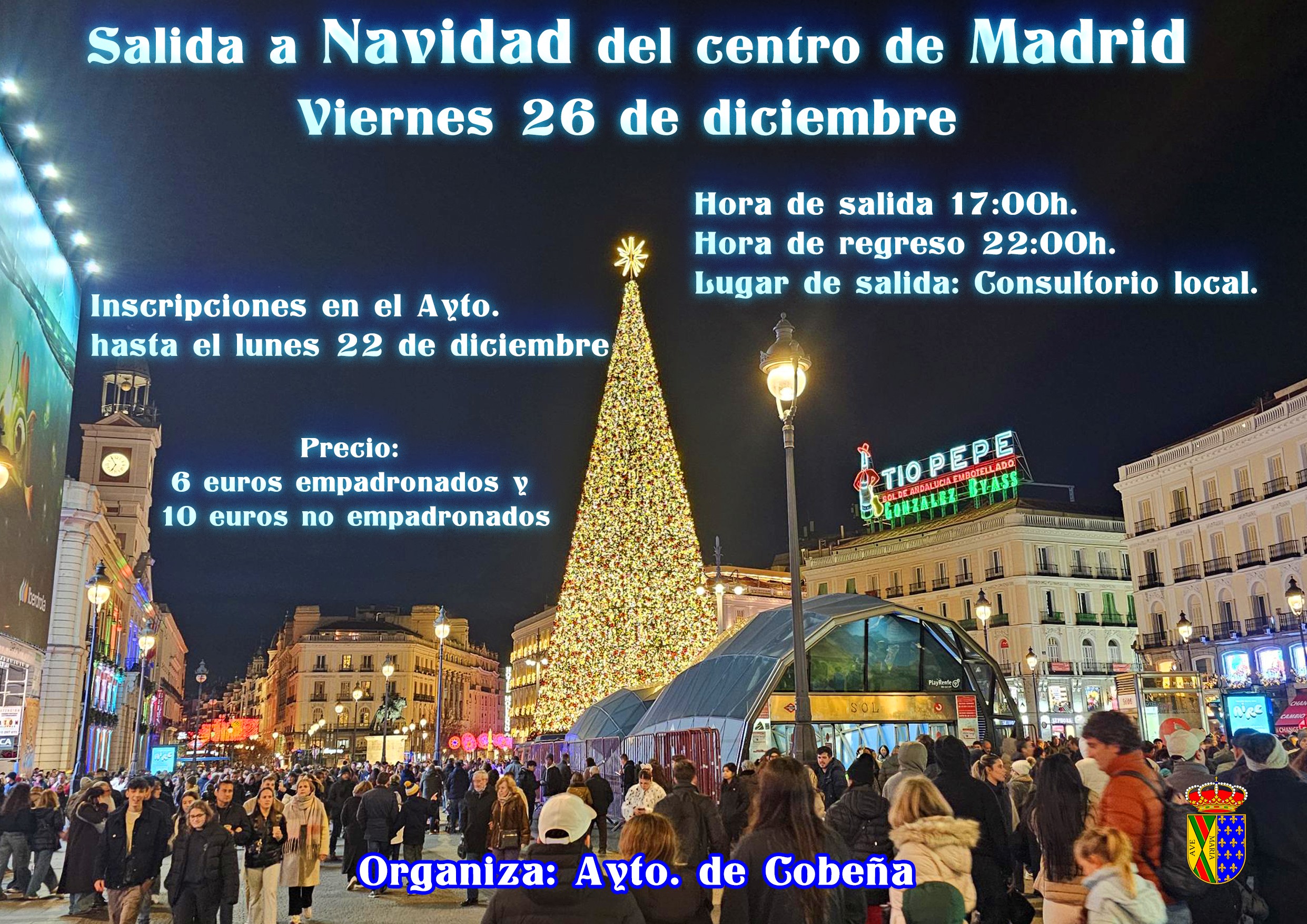 Salida a  Madrid en NAVIDAD | Diciembre 2025