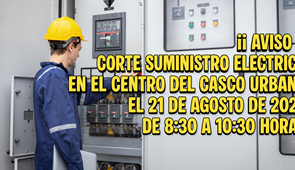 Aviso de interrupción programada del suministro eléctrico en varias calles de Cobeña el 21 de agosto