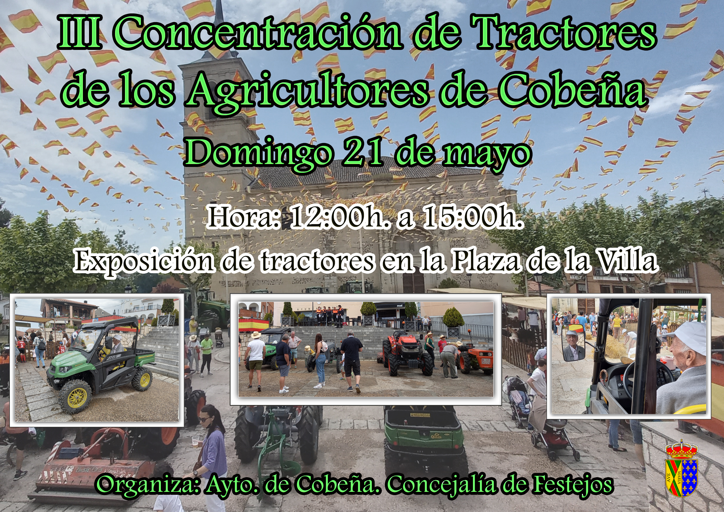 III Concentración de Tractores de los Agricultores de Cobeña | Mayo 2023