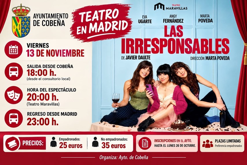 Salida al teatro "Las Irresponsables" | Noviembre 2026