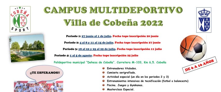 Campus Multideportivo Villa de Cobeña 2022