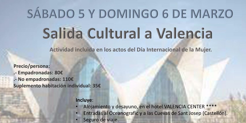 Salida Cultural a Valencia