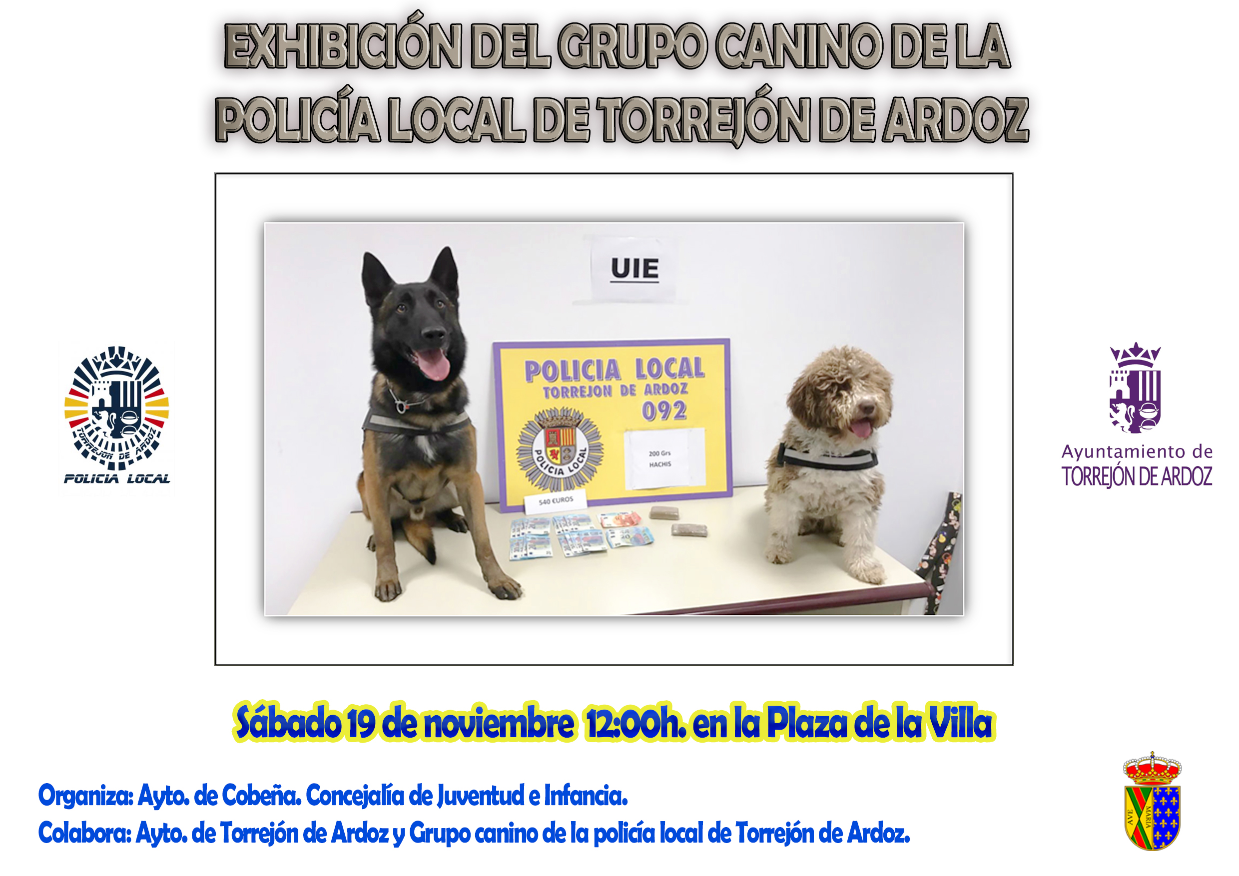 Exhibición del Grupo Canino de la Policía Local de Torrejón de Ardoz