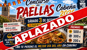 Concurso de Paellas 2026 se ha aplazado al 10 de octubre.