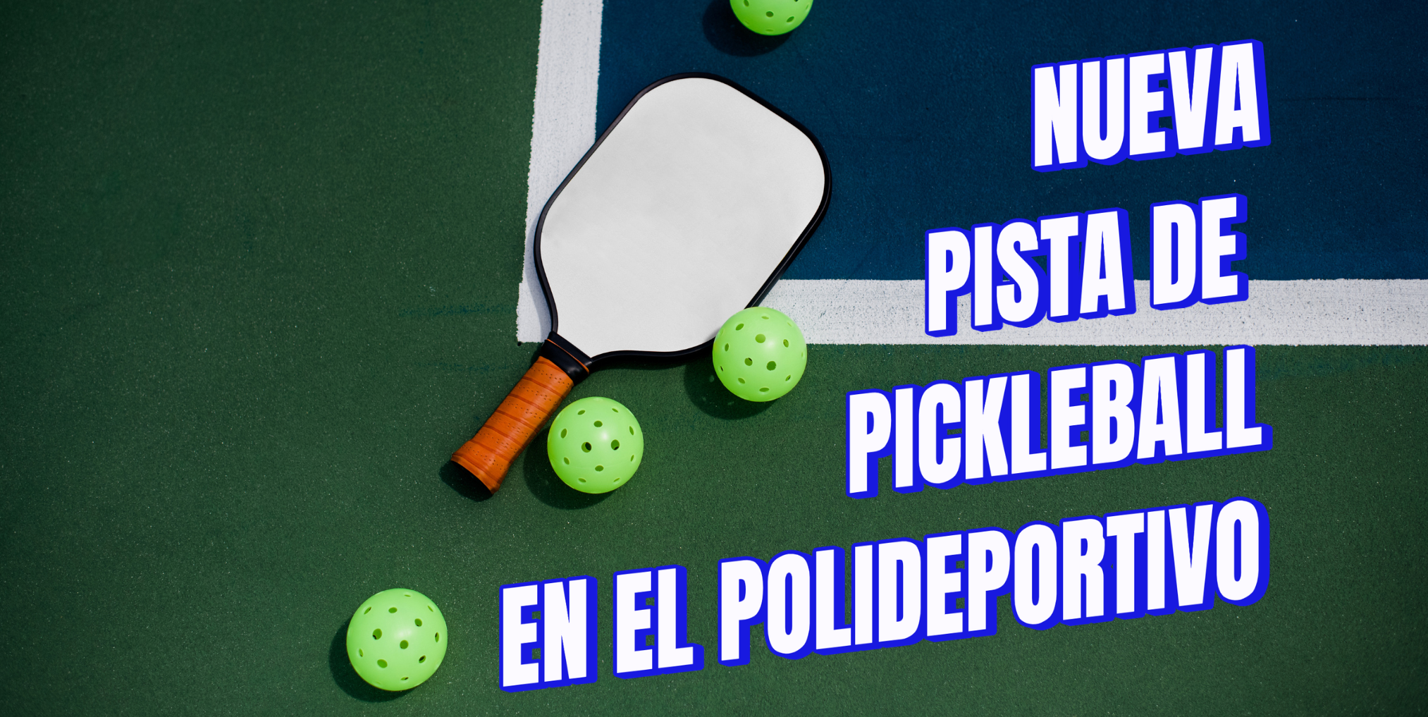 Una nueva pista de Pickleball en el Polideportivo Municipal de Cobeña.