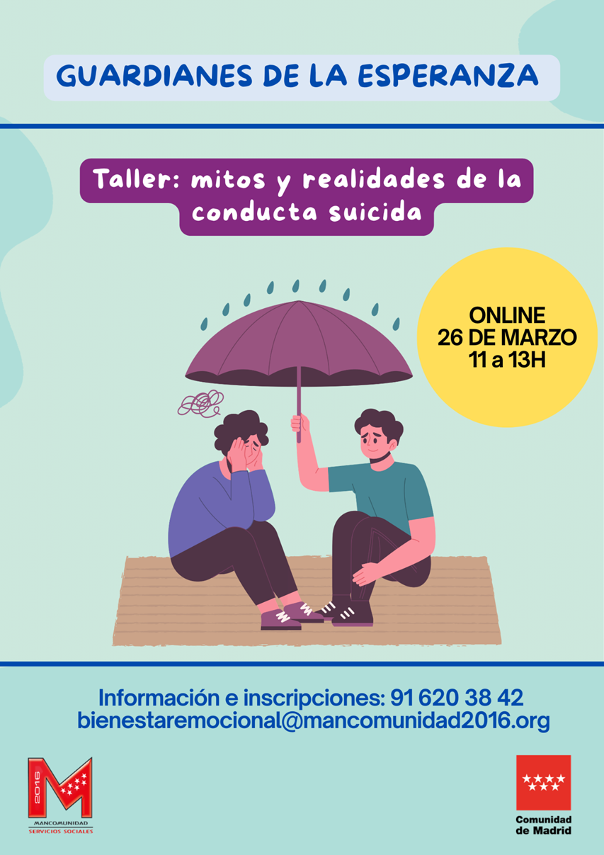 Taller online: mitos y realidades de la conducta suicida.