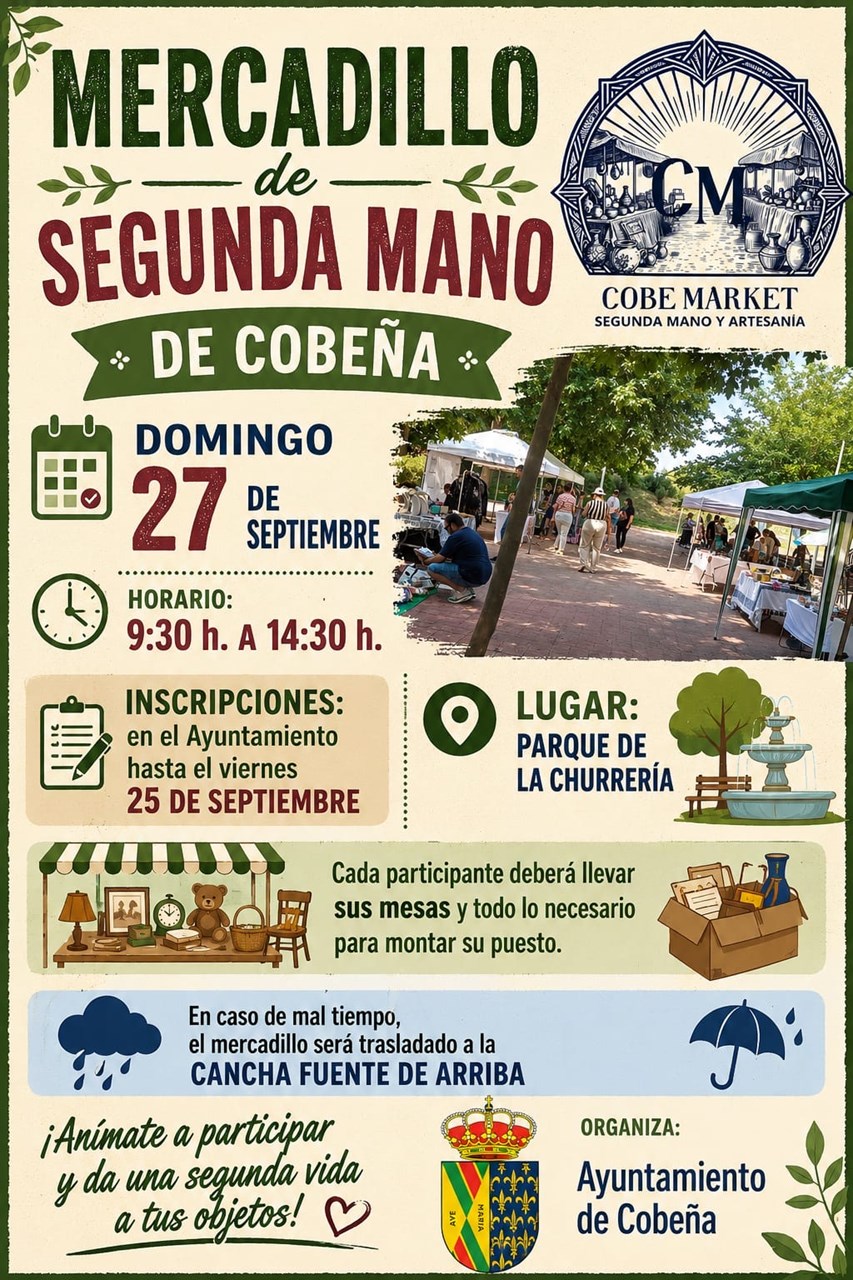 Mercadillo de Segunda Mano | Septiembre 2026