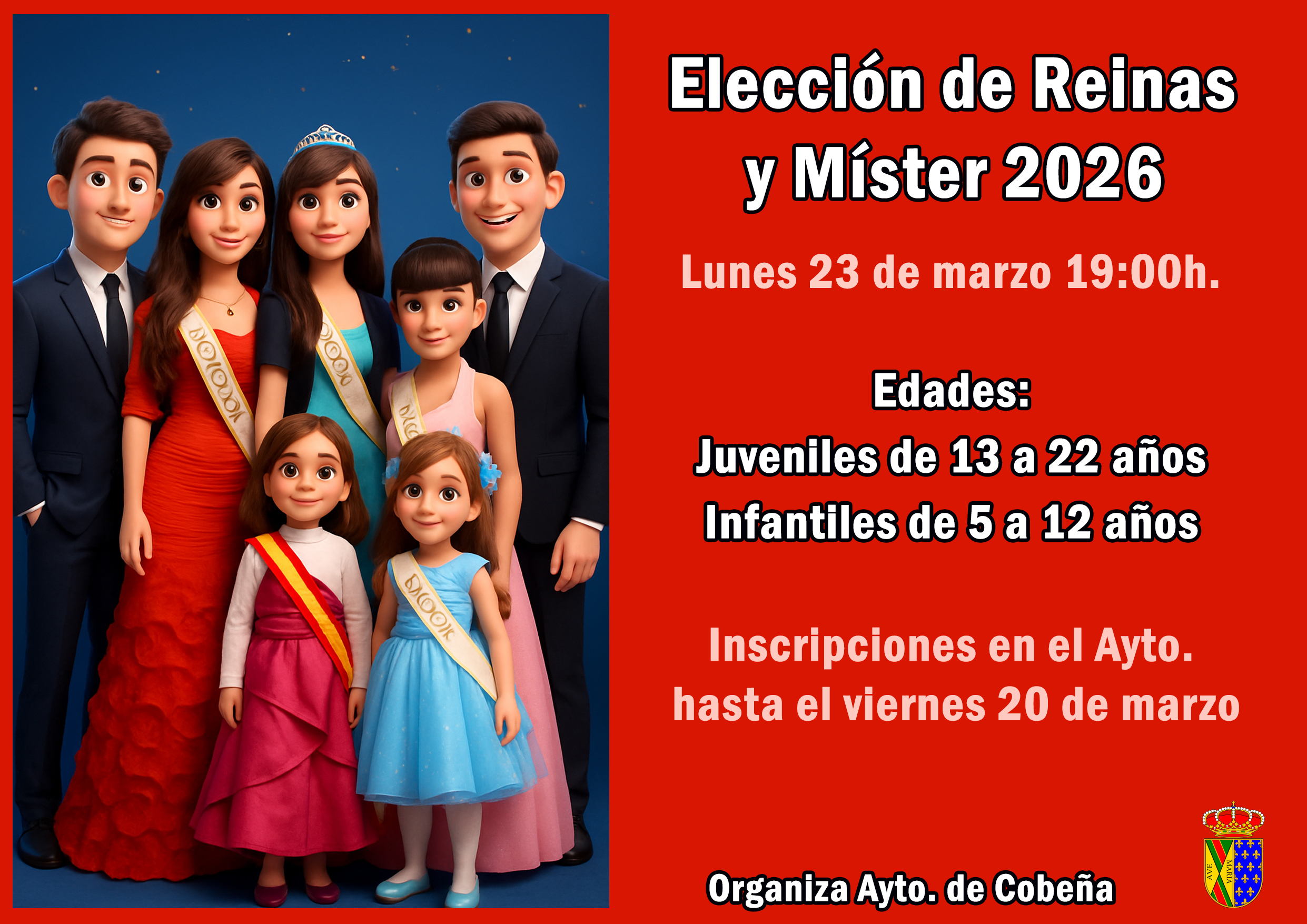 Elección de Damas y Reinas | Marzo 2026