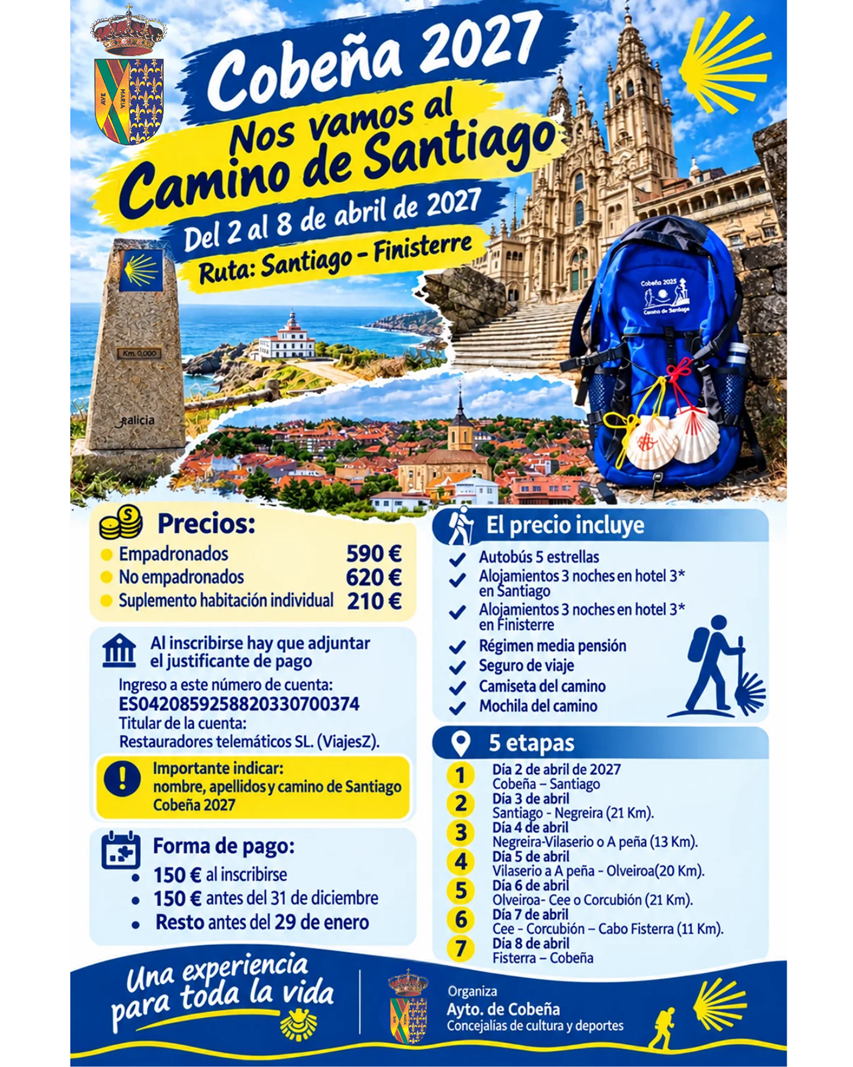 Camino de Santiago | Abril 2027