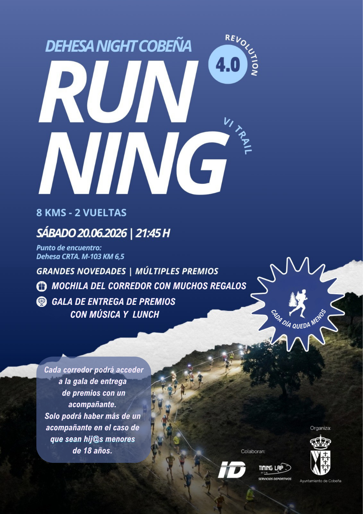 VI TRAIL DEHESA NIGHT COBEÑA 4.0 | Junio 2026