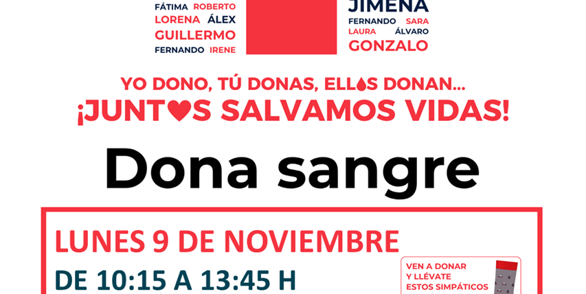 Donación de sangre | Noviembre 2026