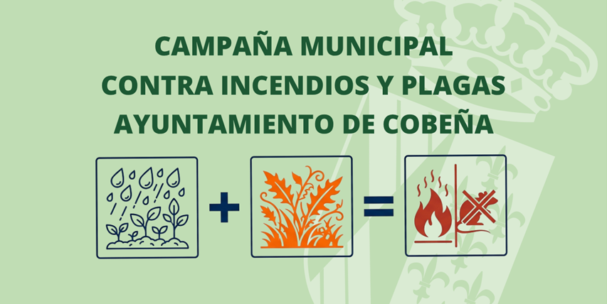 Campaña de concienciación ante el riesgo de incendios y/o insalubridad por plagas.