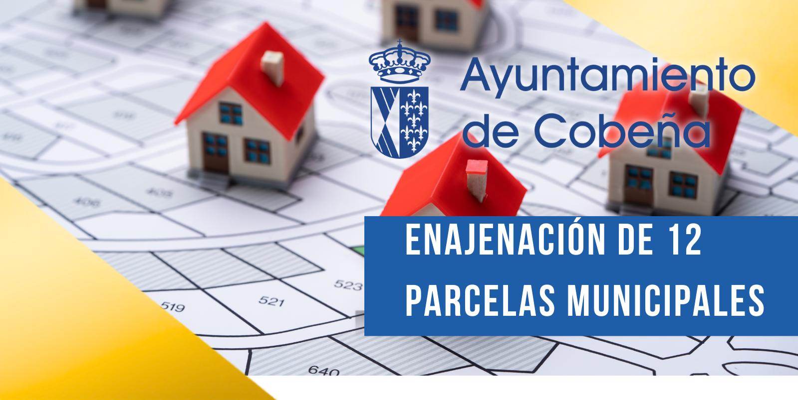 El Ayuntamiento de Cobeña aprueba la venta de 12 parcelas municipales para vivienda unifamiliar.