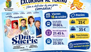 Salida al teatro "Mi Día de Suerte" | Octubre 2026