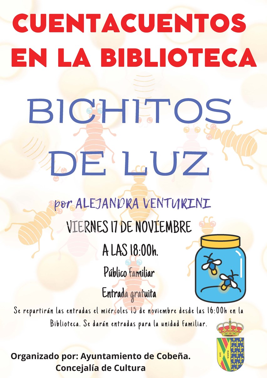 Cuentacuentos en la Biblioteca "Bichitos de Luz" | Noviembre 2023