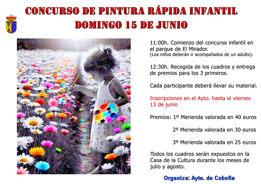 Concurso de Pintura Rápida Infantil | Junio 2025