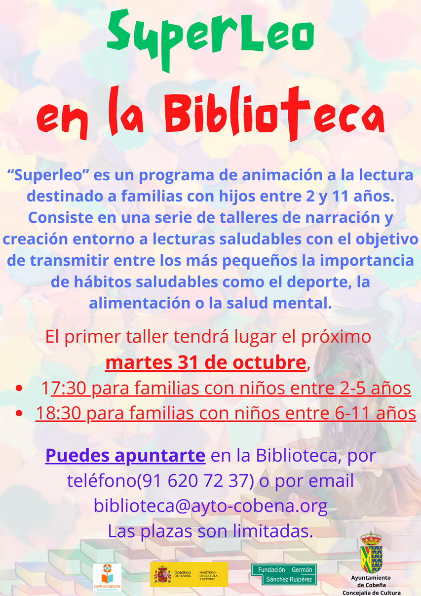 Programa SuperLeo en la Biblioteca | Octubre 2023