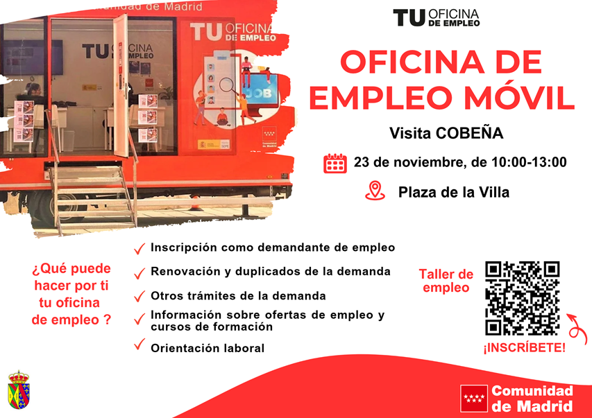 Visita de la Oficina Móvil de Empleo Noviembre 2026