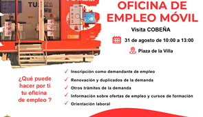 Visita de la Oficinal Móvil de Empleo-Agosto 2026