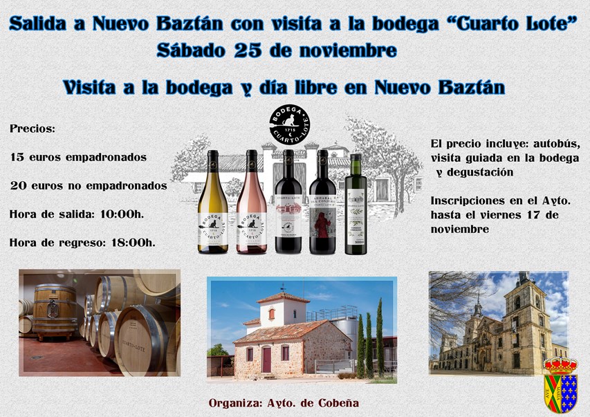 Visita Bodega Nuevo Baztán | Noviembre 2023