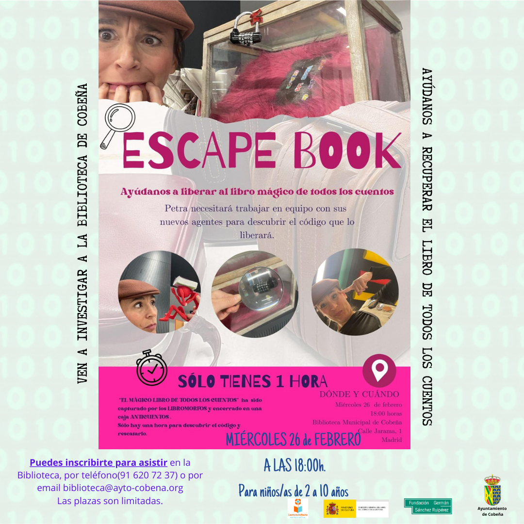 ESCAPE BOOK en la Biblioteca | Febrero 2025