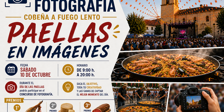 Concurso de Fotografía "Cobeña a Fuego Lento: las Paellas en Imágenes" | Octubre 2026
