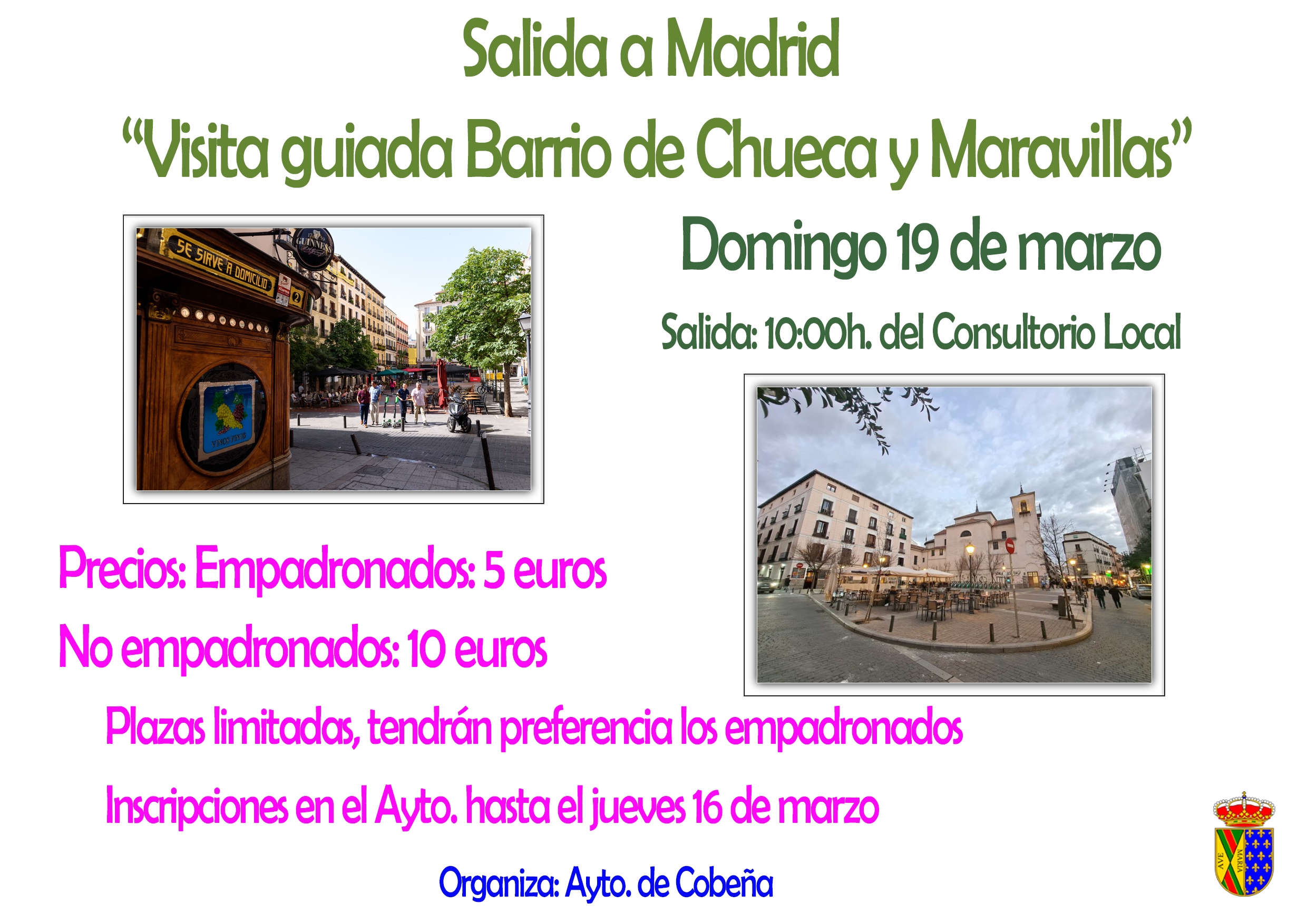 Visita Guiada al Barrio de Chueca y Maravillas | Marzo  2023