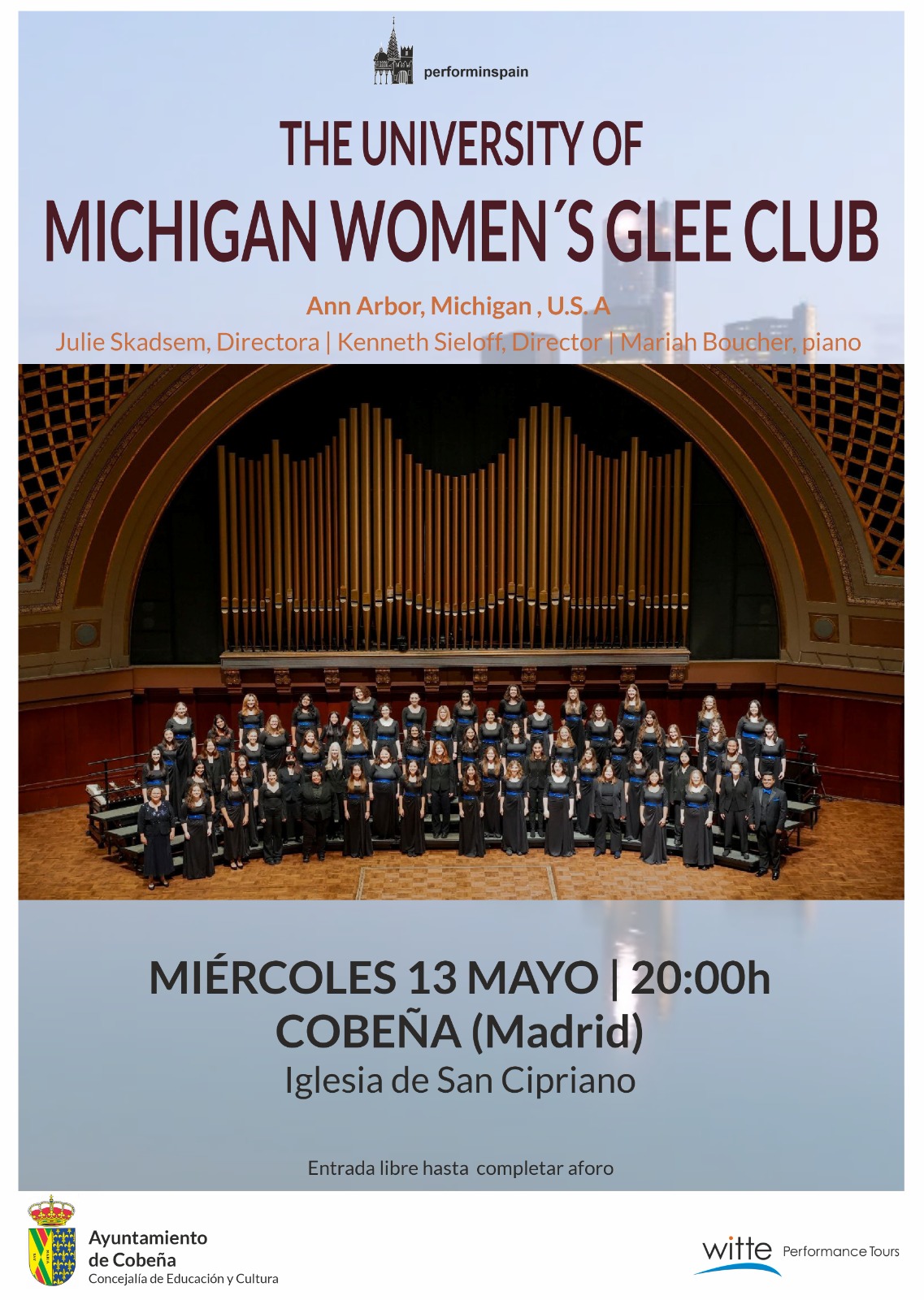 Concierto del Coro Femenino de la Universidad de Michigan Women’s Glee Club