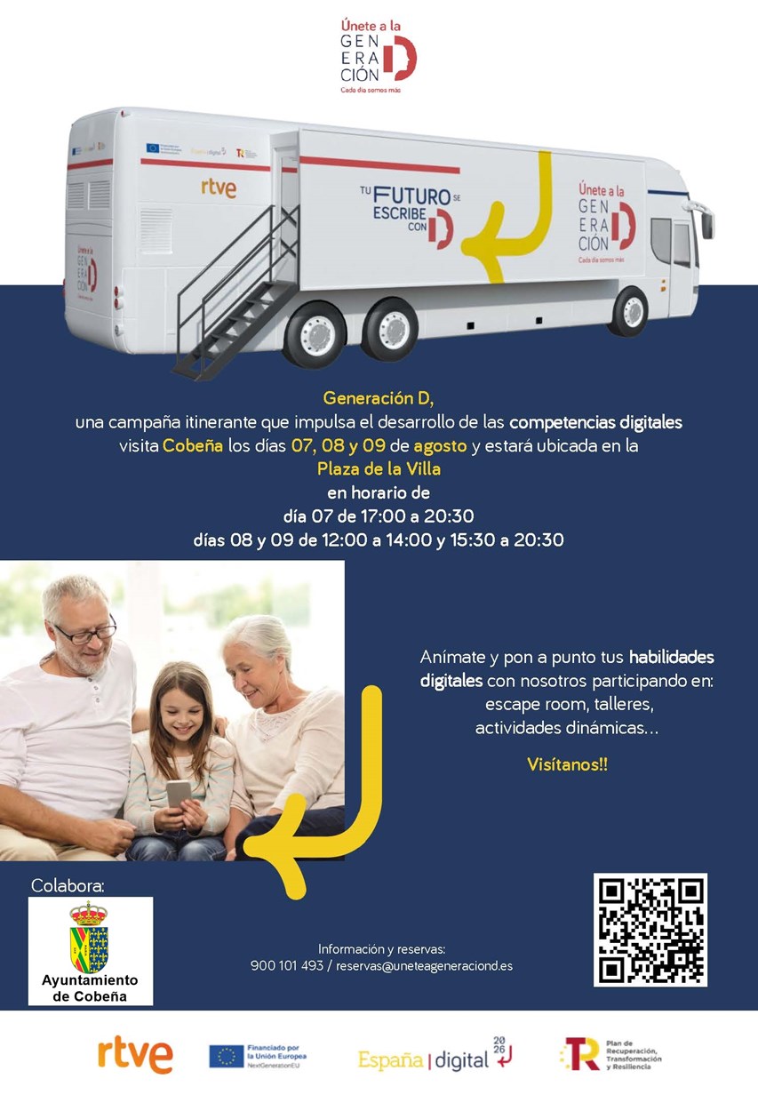 Generación D | Campaña Desarrollo Competencias Digitales | Agosto 2023