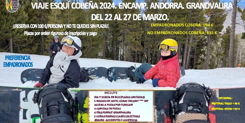 COMPLETO - Viaje de Esquí a Andorra en marzo de 2024.