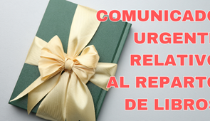 COMUNICADO URGENTE REPARTO DE LIBROS A NIÑ@S DE COBEÑA