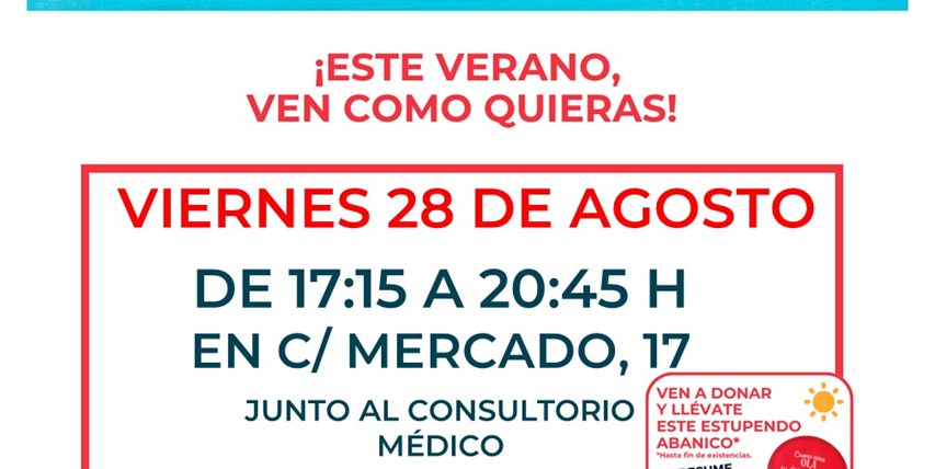 Donación de sangre | Agosto 2026