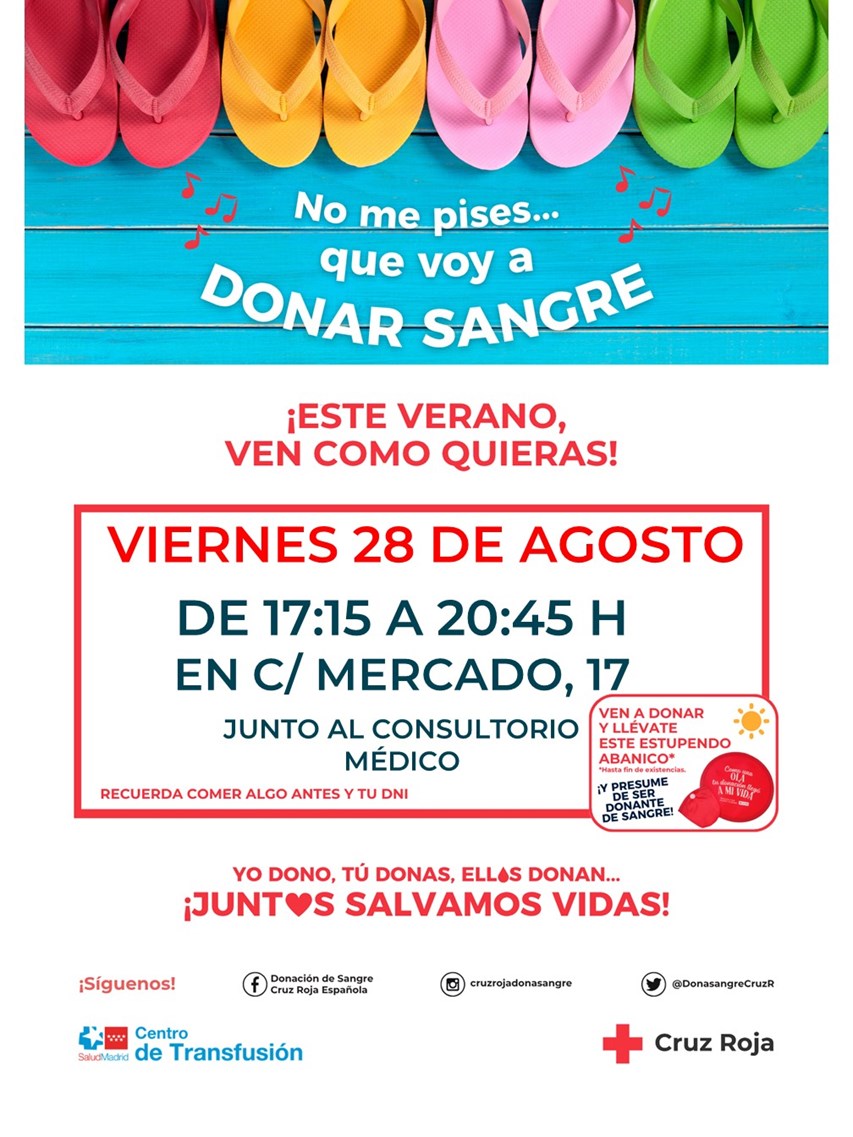 Donación de sangre | Agosto 2026