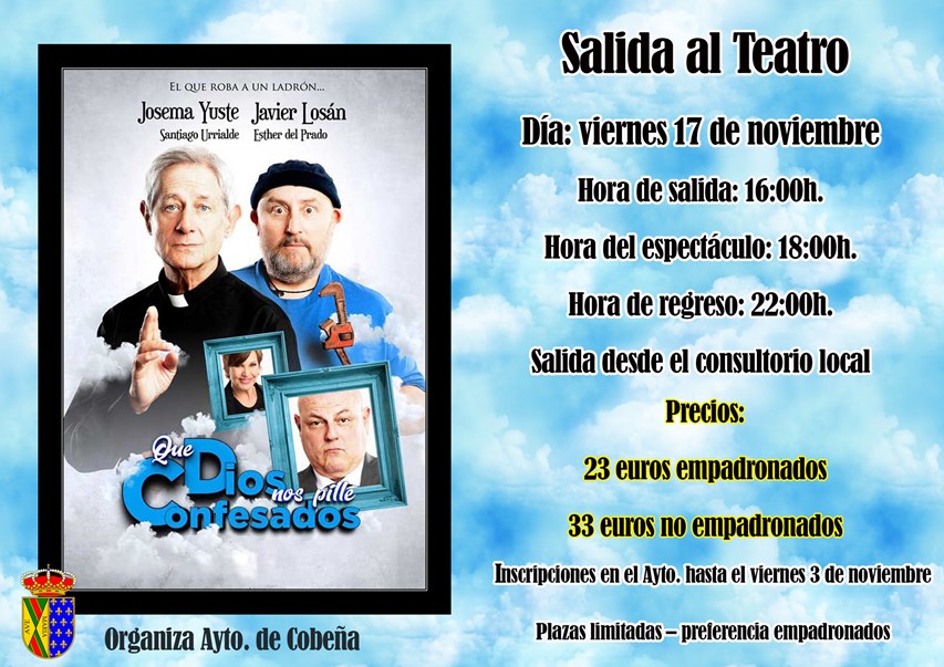Teatro "Que Dios nos Pille Confesados" | Noviembre 2023