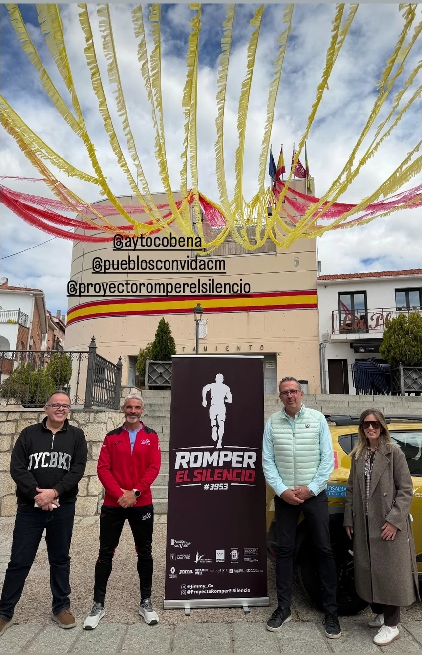 Cobeña se suma al reto solidario de JimmyGo para “romper el silencio” sobre la salud mental